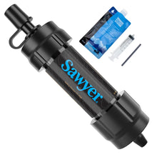 Load image into Gallery viewer, SP105FC - Black Sawyer Mini Water Filtration System - Cardboard Packaging