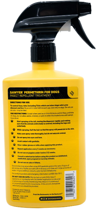 SP624 Sawyer Premium DOG PERMETHRIN Insect Repellent 24 oz Trigg Sawyer Direct