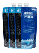 Load image into Gallery viewer, SP113 - Includes Three - 32 oz Sawyer Squeeze Pouches
