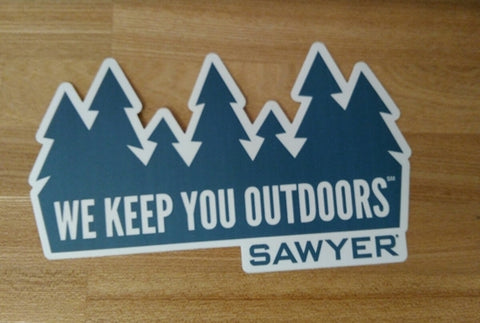 Sawyer We Keep You Outdoors Sticker